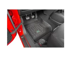 Quadratec Tru-Fit® Floor Liners Front Pair Jeep Wrangler 2-Door JK 2007-2013